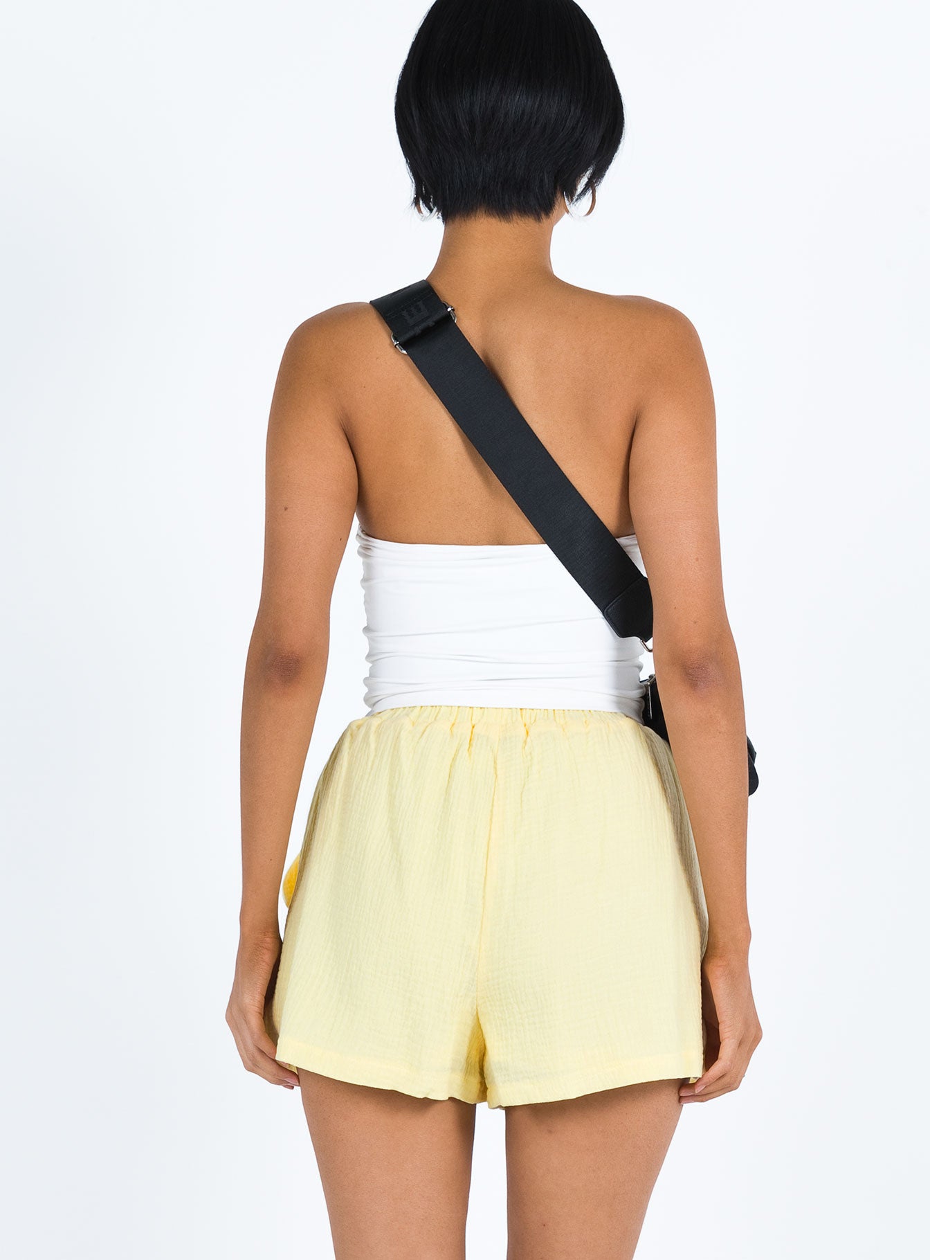 Mateo Shorts Lemon Princess Polly mid-rise 
