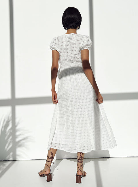 product Princess Polly High Neck  Attal Midi Dress White