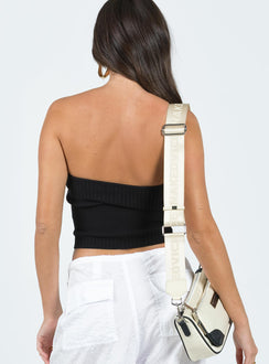 product Princess Polly Sleeveless Square Neck  Carlington Strapless Top Black