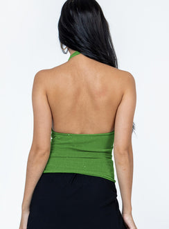 product Princess Polly Sleeveless Asymmetric Neckline  Terah Top Green