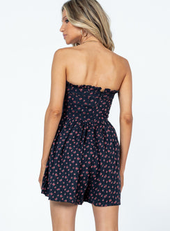 Marley Romper Black Multi