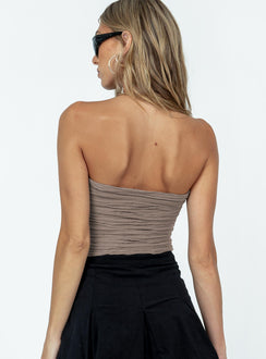 product Princess Polly  Cecile Strapless Top Brown