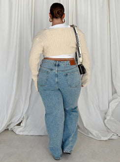 product Princess Polly Mid Rise  Holland Jeans Curve