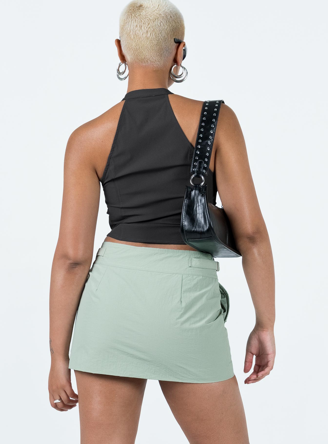 product Knightley Cargo Mini Skirt Khaki Princess Polly  Mini Skirts 