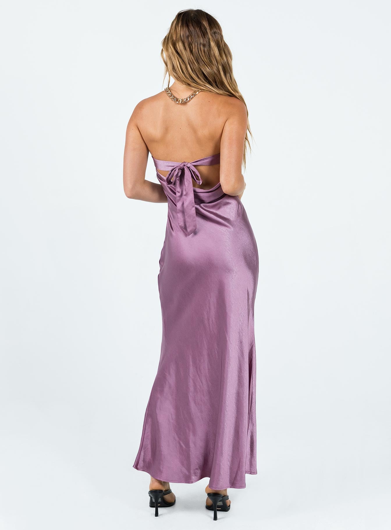 product Princess Polly Asymmetric Neckline  Haley Maxi Dress Mauve