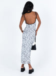 product Princess Polly Crew Neck  Knox Maxi Dress White / Black Floral