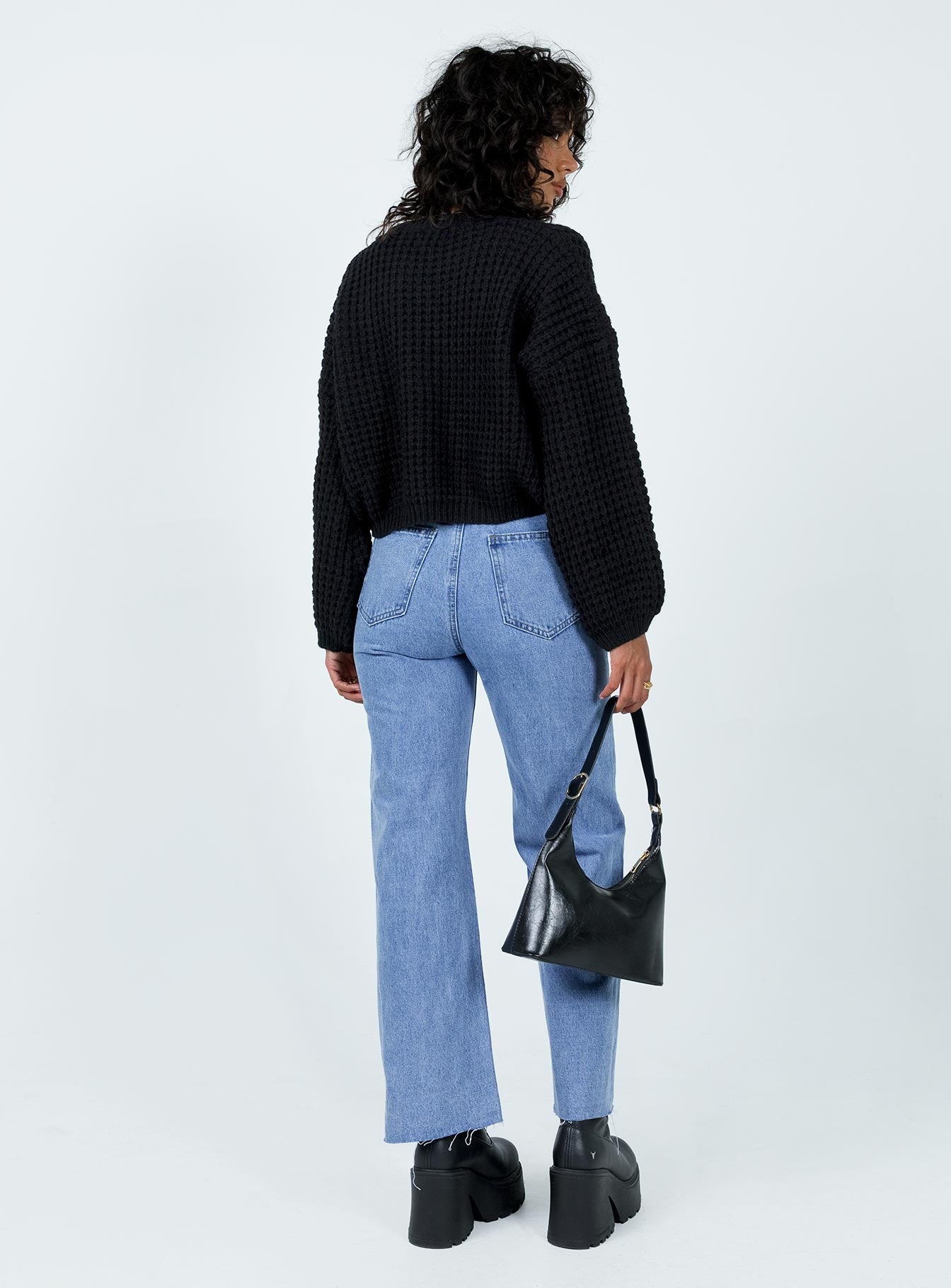 product Princess Polly High Waisted  Boundless Denim Jeans Mid Wash