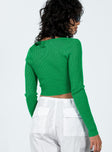 product Princess Polly Full Sleeves High Neck  Sarley Long Sleeve Top Green