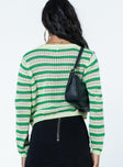 Skye Cardigan Green Princess Polly  Cropped 