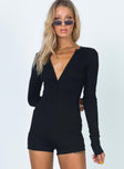 Angel Romper Black