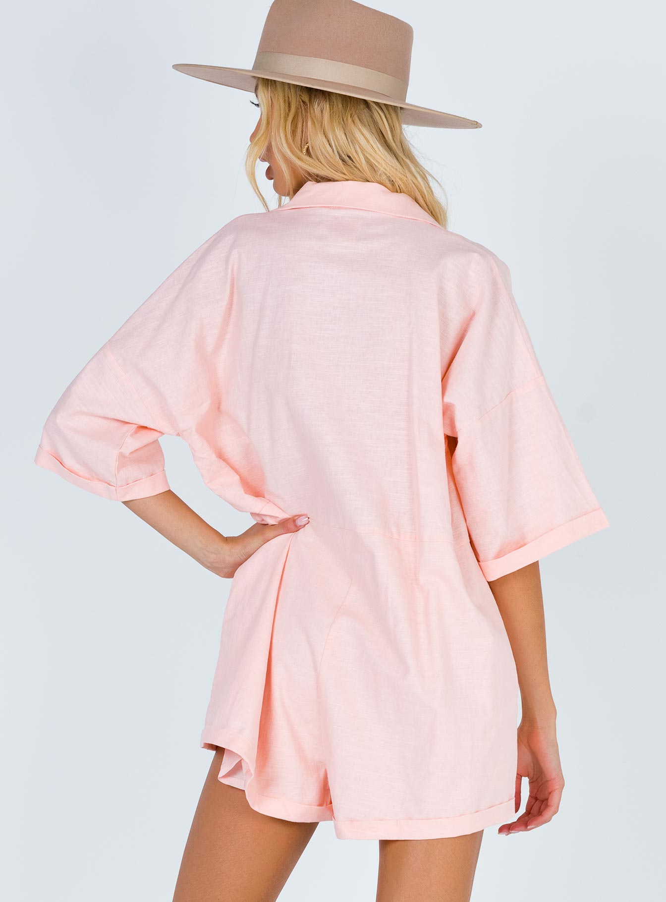 Sinclair Romper Pink