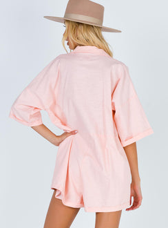 Sinclair Romper Pink