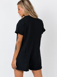 Vixen Romper Black