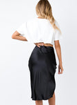 product Cleo Lavoe Midi Skirt Black Princess Polly  Mini Skirts 