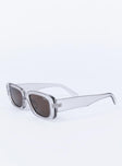 Creeper Sunglasses Crystal Grey