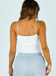 back view of model wearing Princess Polly Cara Bodysuit Sleeveless Plunger 