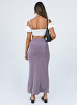 Harriette Maxi Skirt Purple