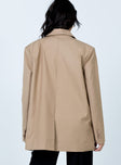 Welcome To The Jungle Blazer Beige