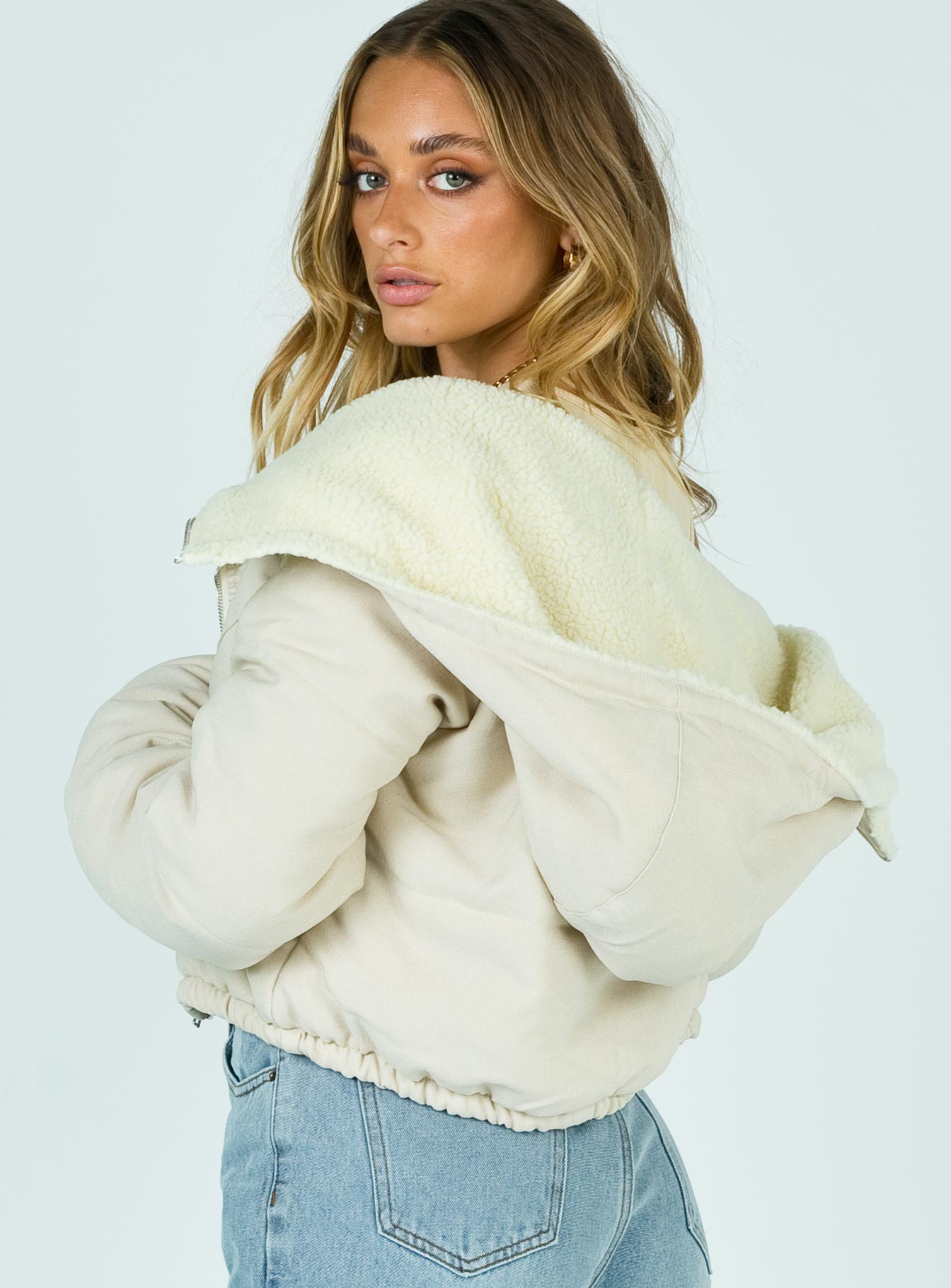 Michael Puffer Jacket Beige