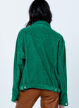 Western Cord Jacket Forest Green