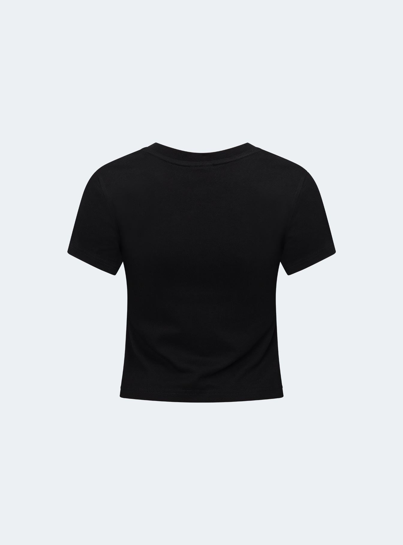 product Princess Polly Short Sleeves High Neck  JGR & STN Faster Baby Tee Black