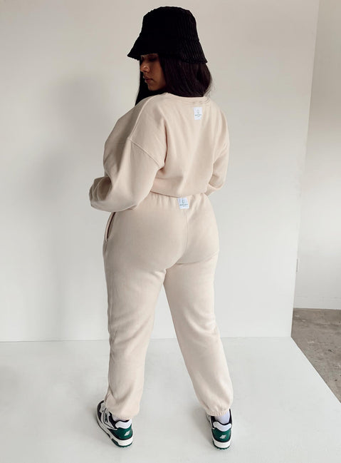 back view of model wearing Princess Polly MVP Track Pant Curve 