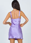 Princess Polly Sweetheart Neckline  Star Shining Mini Dress Purple