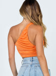 product Princess Polly Sleeveless High Neck  The Goddess Crop Orange