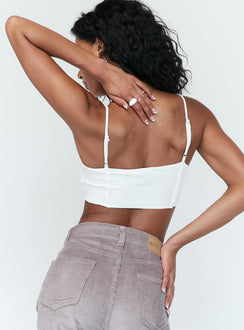 product Princess Polly Short Sleeves Square Neck  Allure Top White