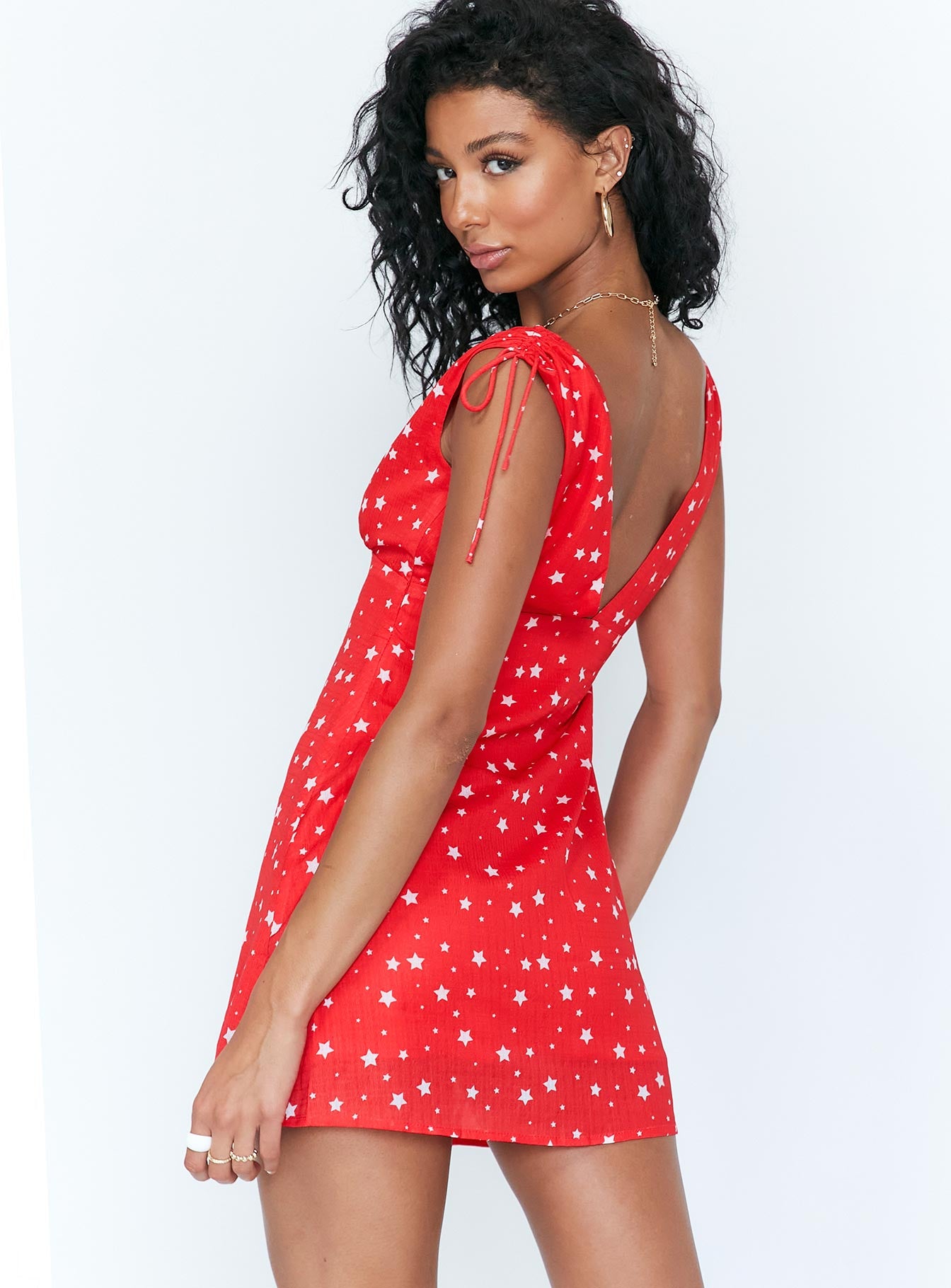 Stephanie Mini Dress Red