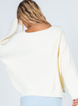Eames Sweater White Princess Polly  Cropped 