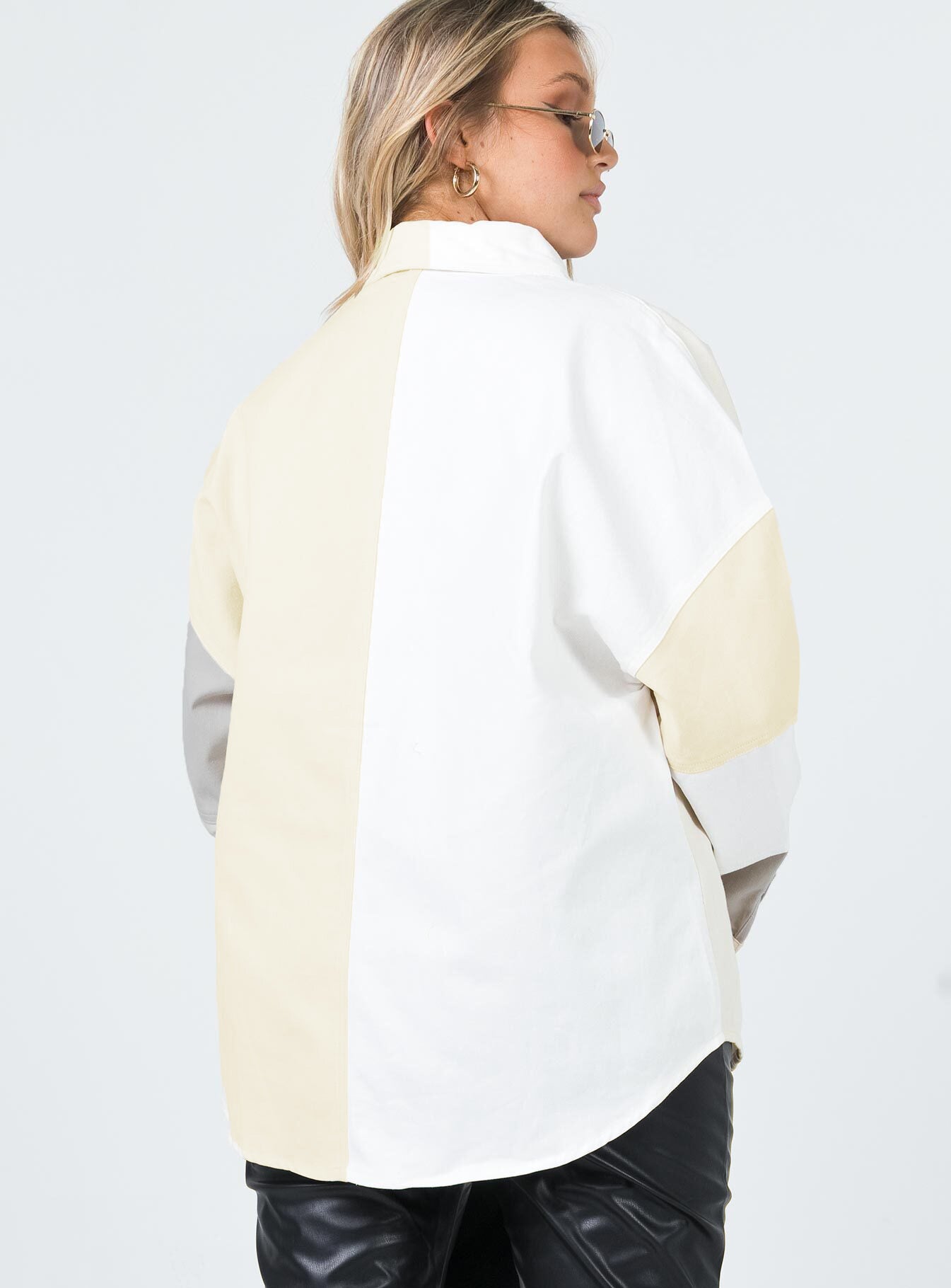 Casey Patchwork Oversized Jacket Multi