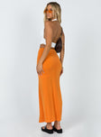 product Harriette Maxi Skirt Orange Princess Polly  Maxi 