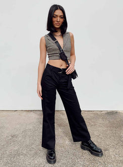 product Princess Polly High Waisted Pants High Waisted Pants High Waisted Pants  The Jeenah Pants Black