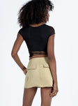 product Goodburn Mini Skirt Beige Princess Polly  Mini Skirts 