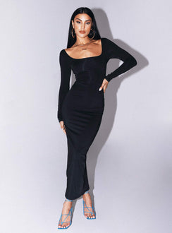 product Princess Polly High Neck  Lyla Maxi Dress Black