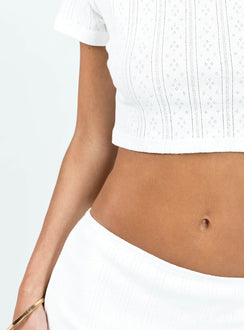 Two piece set Knit material Short sleeve top Midi skirt Elasticated waistband Good Stretch Lined skirt