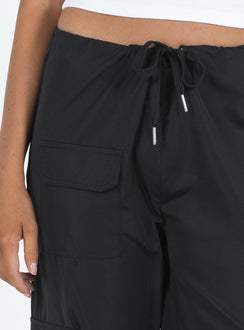 product Princess Polly High Waisted Pants  Grattidge Cargo Pants Black