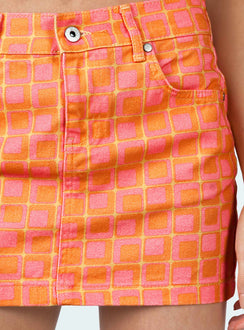 product Princess Polly The Ragged Priest Doll Mini Skirt Orange Mini Skirts 