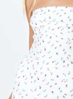 product Princess Polly High Neck  Oscar Maxi Dress White Floral