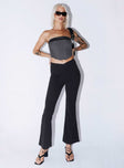 product Princess Polly High Waisted Pants High Waisted Pants High Waisted Pants  Aggie V Waist Pants Black