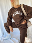 Nevada Sweatshirt Brown Princess Polly  regular 