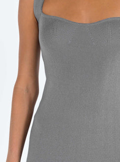 product Princess Polly High Neck High Neck  Lehna Mini Dress Grey