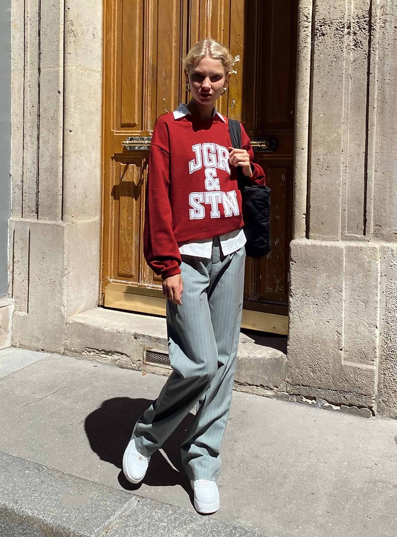 product Princess Polly  Titius Pant Grey Pinstripe