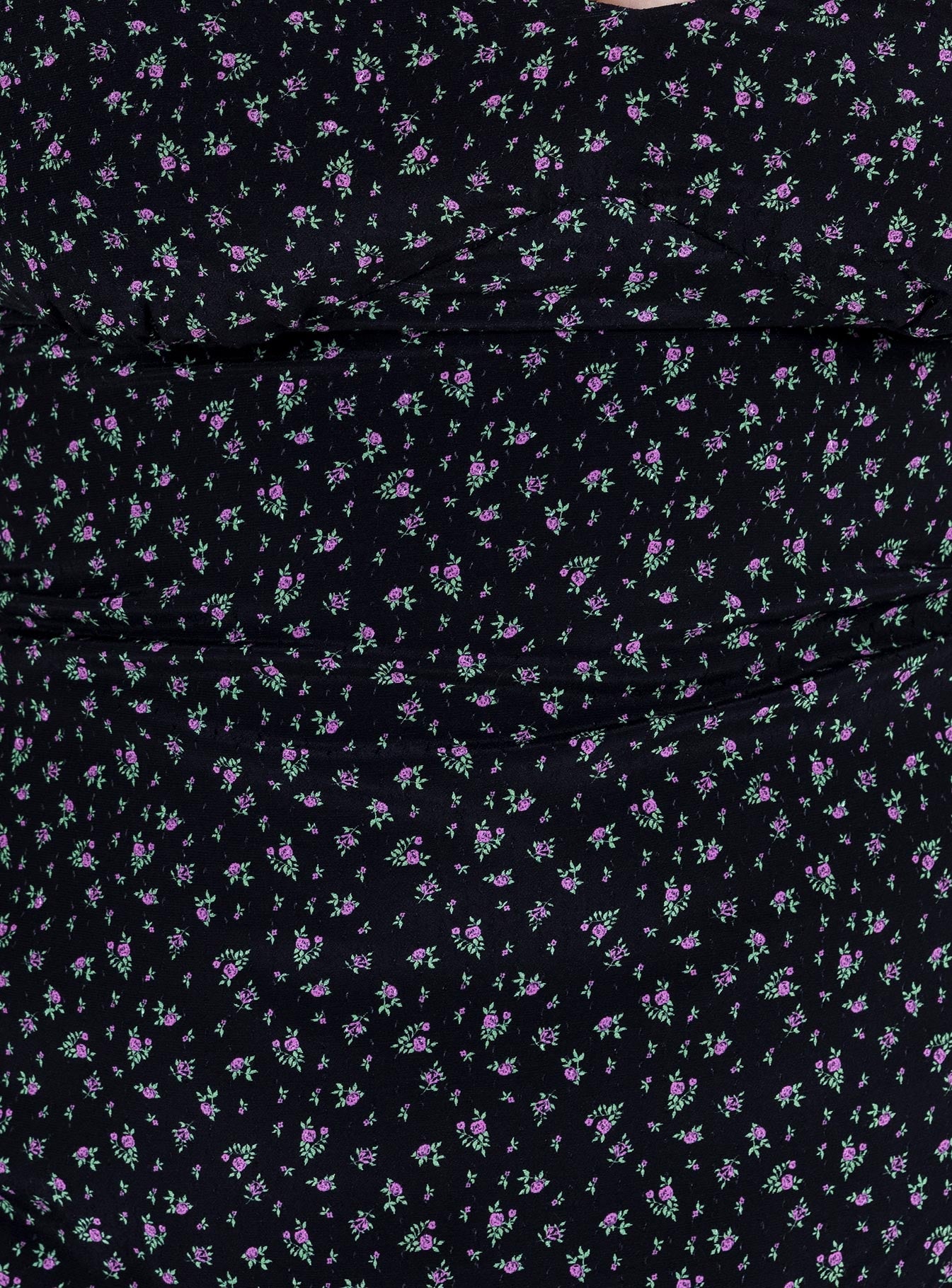 product Princess Polly Square Neck  Jaye Mini Dress Black / Pink Curve