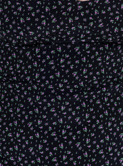 product Princess Polly Square Neck  Jaye Mini Dress Black / Pink Curve