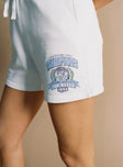 NCAA Coll Basketball Champs Shorts Unc White