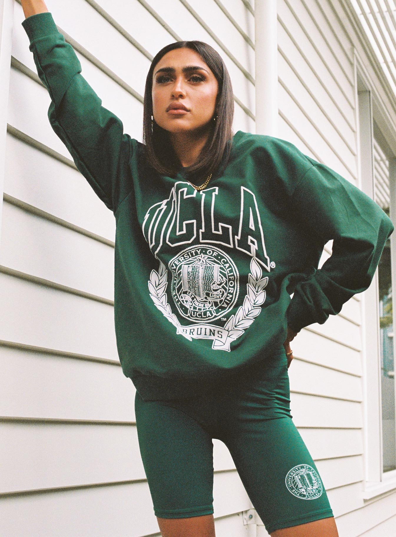 UCLA Bike Shorts Green