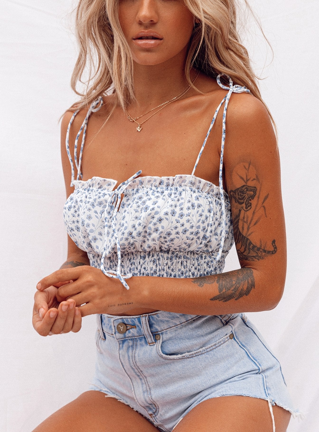 product Princess Polly Full Sleeves Square Neck  Benita Top