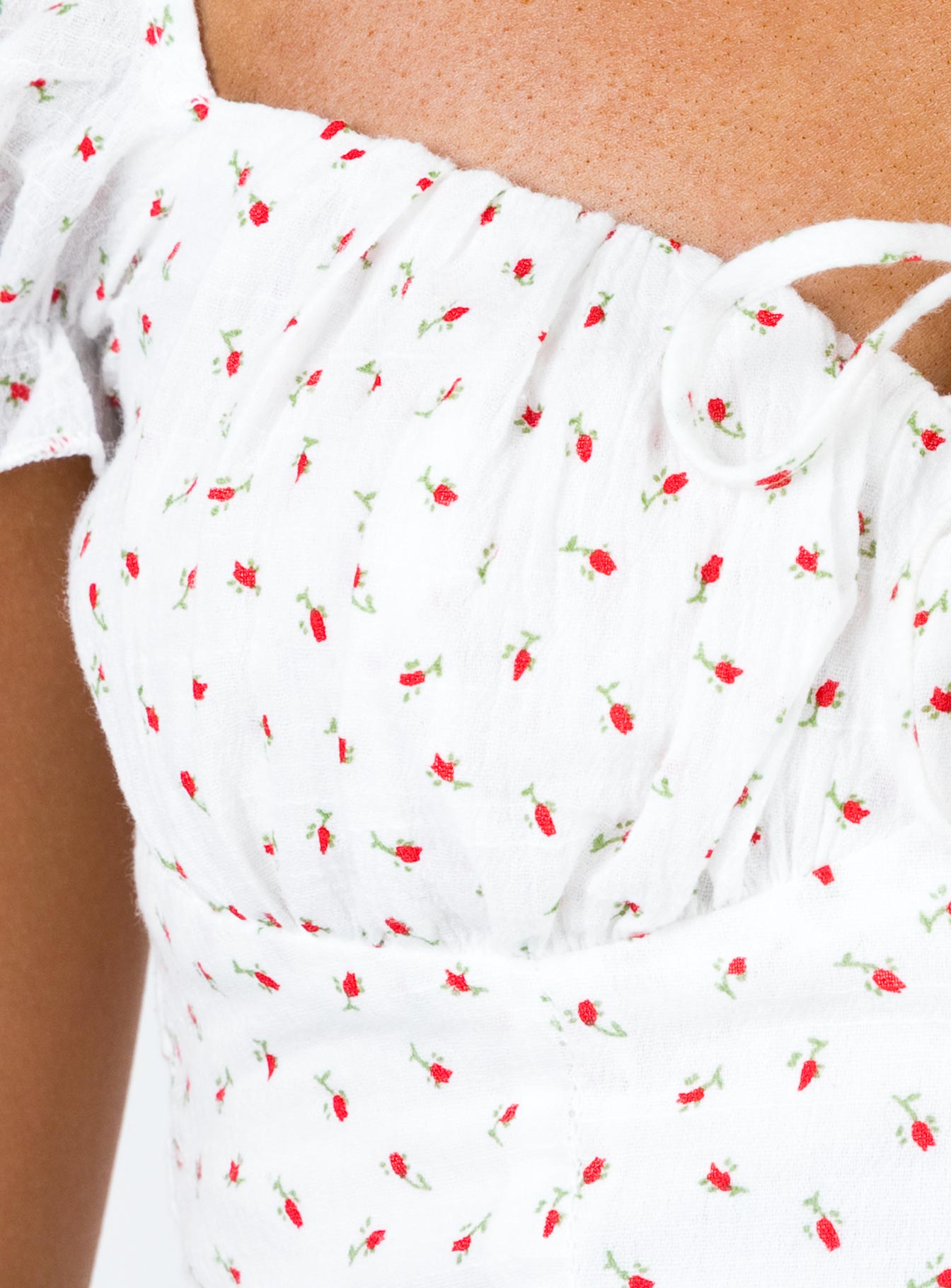 product Princess Polly Natalina Mini Dress White / Red 